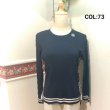 画像2: 【※※73％OFF※※ 本日の日替わり逸品 】10,800円 → 2,900円 カメリア刺繍サラっとした肌触りニットプルオーバー (2)
