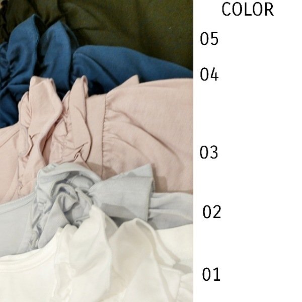 画像9: 【  LaLa ラストセール】ショルダーレース半袖Tブラウス  送料220円代引は通常送料 (9)