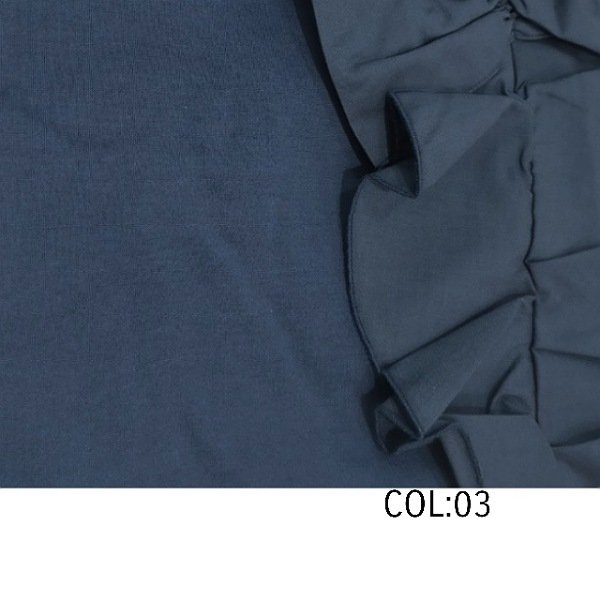 画像10: 【LaLa ラストセール】リボンとフリル飾り・サイドフリルカットソー  送料220円代引は通常送料 (10)