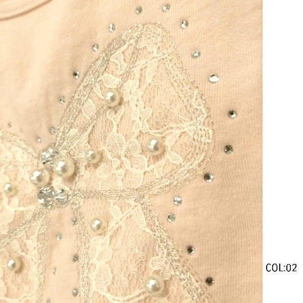 画像11: 【LaLa ラストセール】レースパールビジュウ銀糸リボンモチーフ 送料220円代引は通常送料 (11)