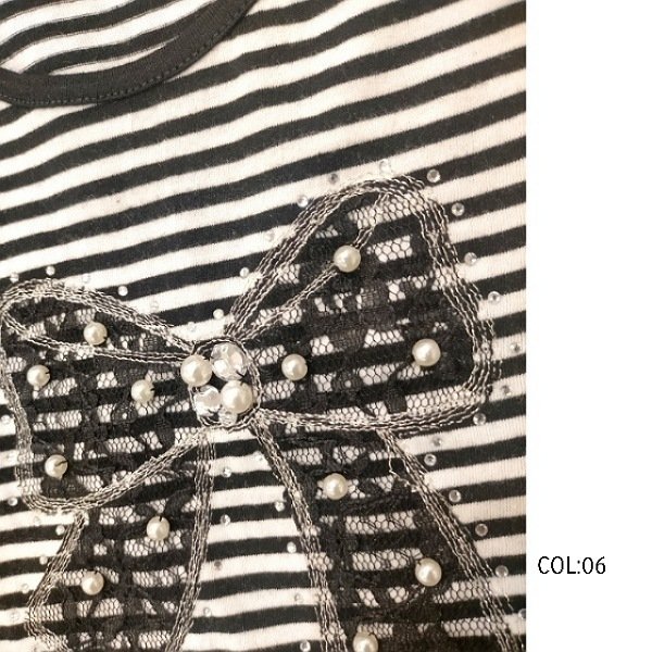 画像15: 【LaLa ラストセール】レースパールビジュウ銀糸リボンモチーフ 送料220円代引は通常送料 (15)