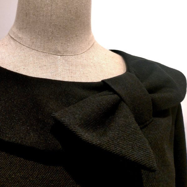 画像7: 【LALA 50%OFF】丸首の立体リボンデザインのカットソー (7)