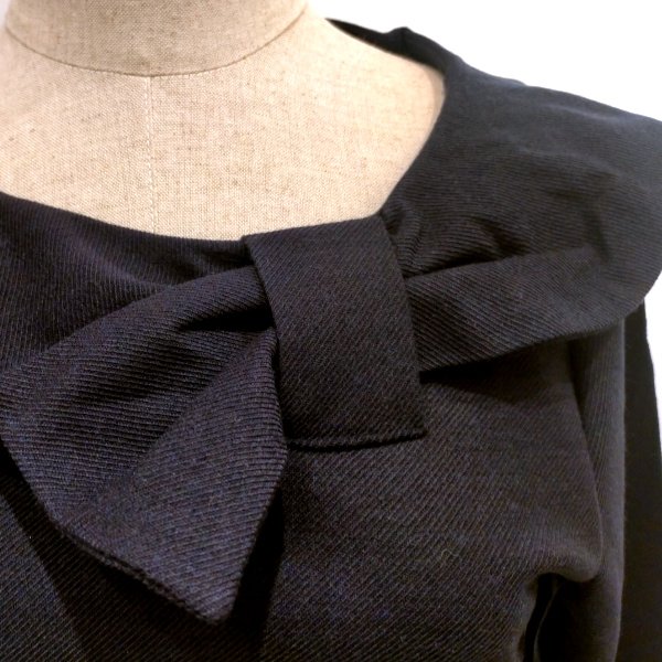 画像10: 【LALA 50%OFF】丸首の立体リボンデザインのカットソー (10)