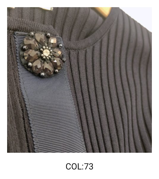 画像7: 【SuperBeauty  】ALLシーズン定番 飾りボタンの裾フリルリブカーデ送料220円代引通常送料 (7)