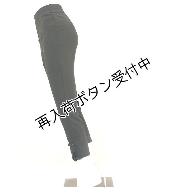 画像2: 【●半額以下SALE● LaLa 】送料220円代引は通常送料 レース×リボン７分丈ストレッチパンツ (2)