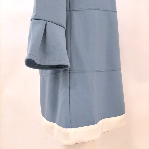 画像10: 【LALA  50%SALE】配色デザインの胸元にグログランリボンのチュニック (10)