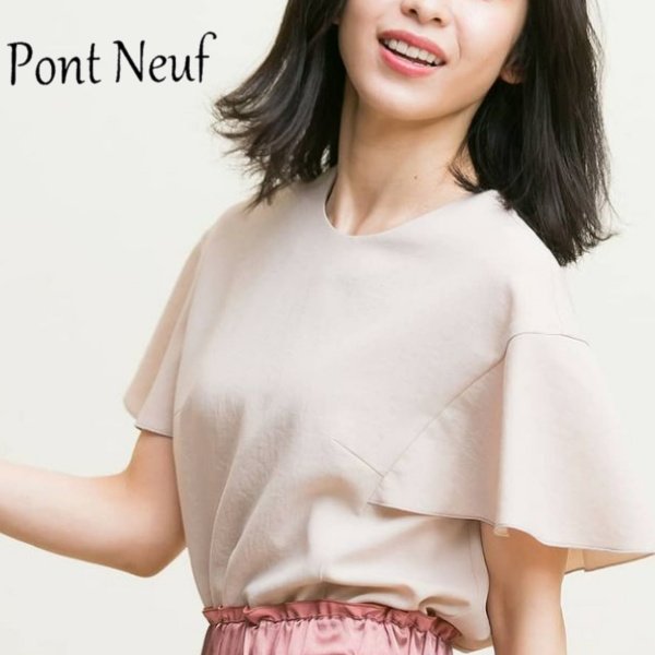 画像1: 【ポンヌフ Pont Neuf●アウトレットSALE 半額以下●】BA1056　ブラウス ＜セルジュ＞ (1)