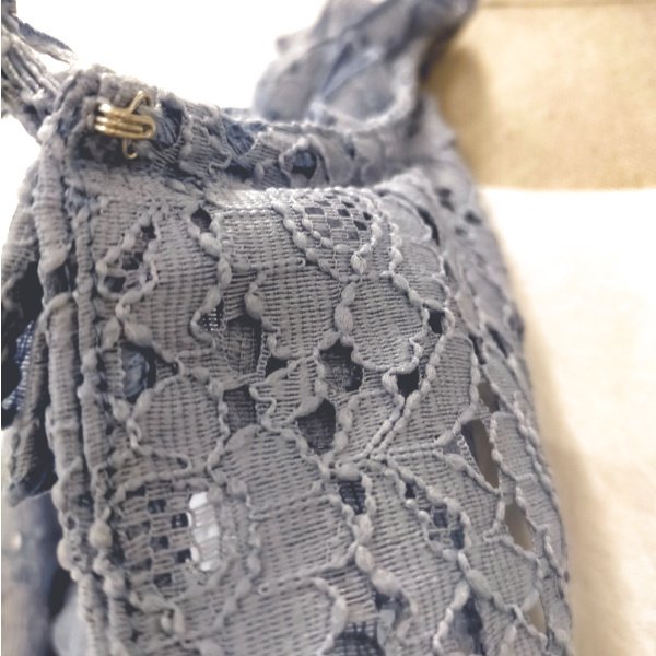 画像9: 【SALE4,900円   LaLa 】首元フリルレースジャケット  送料220円代引は通常送料   (9)