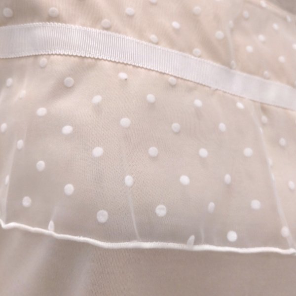 画像13: 【SALE4,900円   LaLa】ドッド袖の切替チュニック  送料220円代引は通常送料 　 (13)