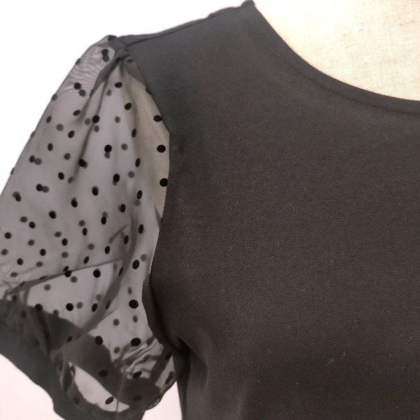 画像9: 【 LaLa 50%OFFセール】ドッド袖のカットソー  送料220円代引は通常送料 　 (9)