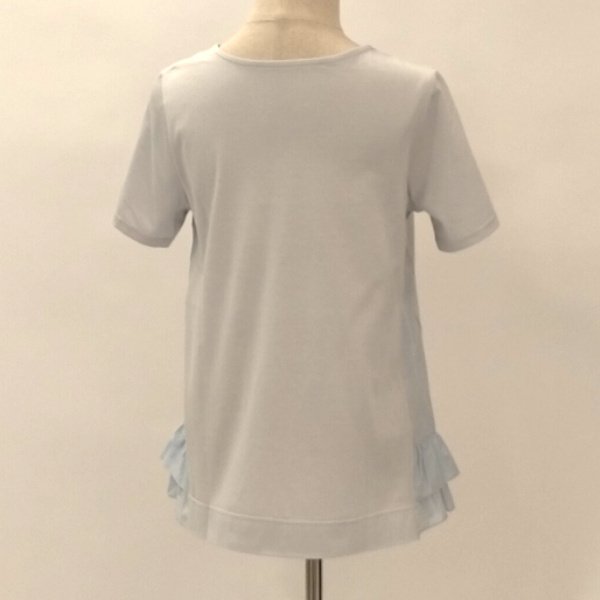 画像6: 【LaLa ラストセール】リボンとフリル飾り・サイドフリルカットソー  送料220円代引は通常送料 (6)