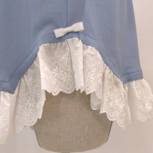 画像5: 【●50%OFF以下●さらにPOINT&クーポンOK エクラタン 】リボン付レースカットソー送料220円代引は通常送料 (5)