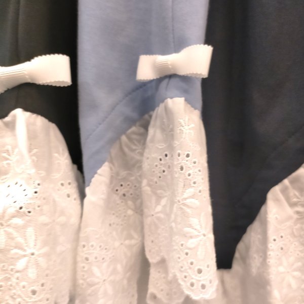 画像7: 【●50%OFF以下●さらにPOINT&クーポンOK エクラタン 】リボン付レースカットソー送料220円代引は通常送料 (7)