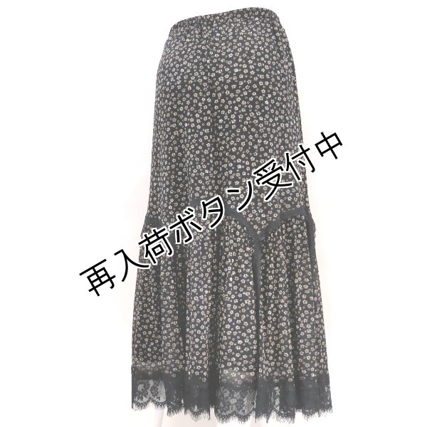 画像3: 【今週の追加 《半額以下+クーポン＋POINT！》SuperBeauty 】小花モノトーンプリントパワーネット素材スカート (3)