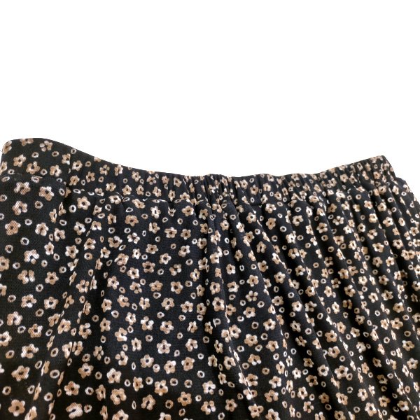 画像5: 【SuperBeauty  】小花モノトーンプリントパワーネット素材スカート (5)