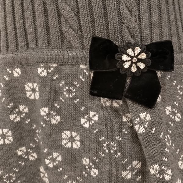 画像7: 【超特価 7,900円＜在庫限り＞クーポン/POINT不可】胸元リボンブローチウェスト切替ハイネックニットワンピース (7)