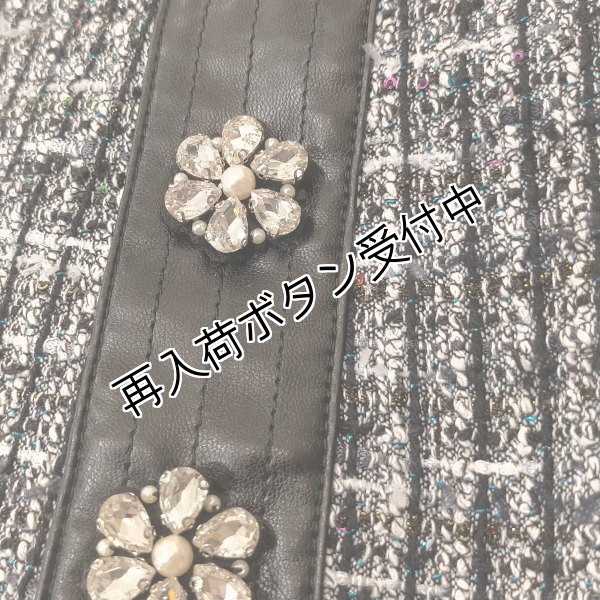 画像7: 【SuperBeauty  】パールビーズ使いツイード素材のスカート (7)