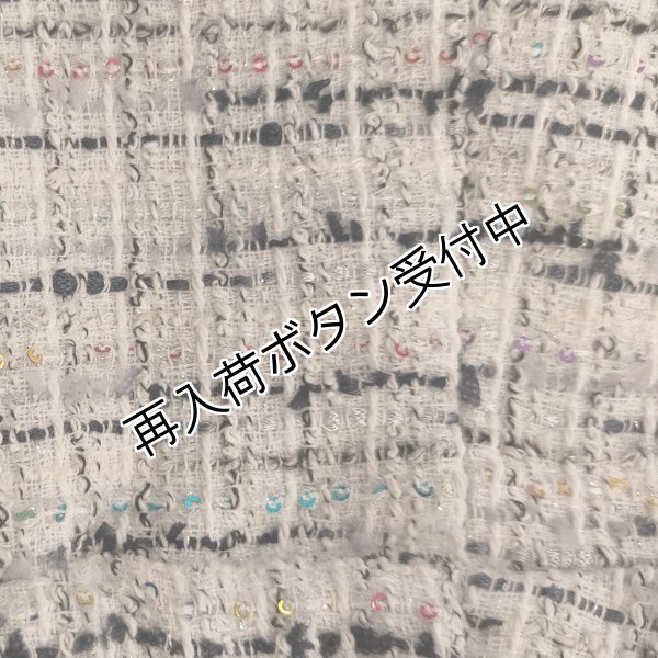 画像12: 【SuperBeauty  】パールビーズ使いツイード素材のスカート (12)