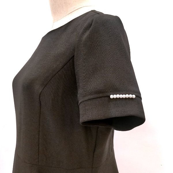 画像11: 【●50%OFF以下●さらにPOINT&クーポンOK エクラタン Eclatant 】パール付バイカラーセレモニーフレアワンピース (11)