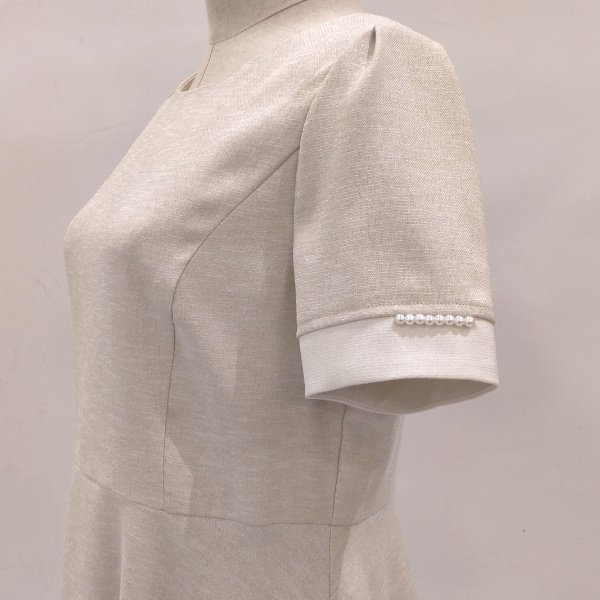 画像7: 【●50%OFF以下●さらにPOINT&クーポンOK エクラタン Eclatant 】パール付バイカラーセレモニーフレアワンピース (7)