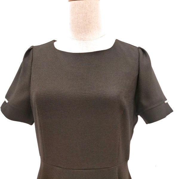 画像9: 【●50%OFF以下●さらにPOINT&クーポンOK エクラタン Eclatant 】パール付バイカラーセレモニーフレアワンピース (9)