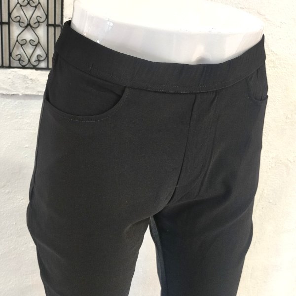 画像3: 【LaLa 】超人気グレードアップ裾スカラップレーステーパードパンツ送料220円代引は通常送料 (3)