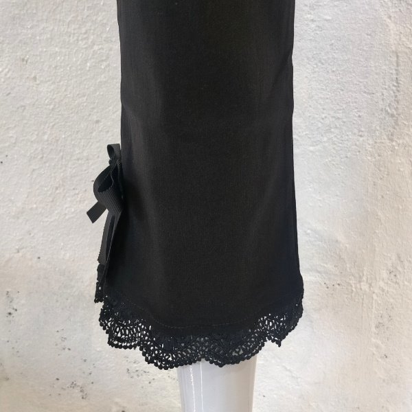 画像4: 【LaLa 】超人気グレードアップ裾スカラップレーステーパードパンツ送料220円代引は通常送料 (4)