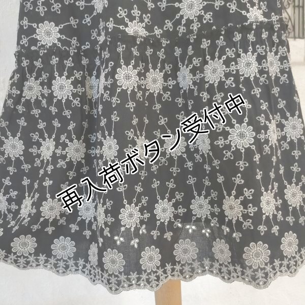 画像11: 【今週の追加 《半額以下+クーポン＋POINT！》SuperBeauty 】花柄刺しゅう　半袖ワンピース (11)