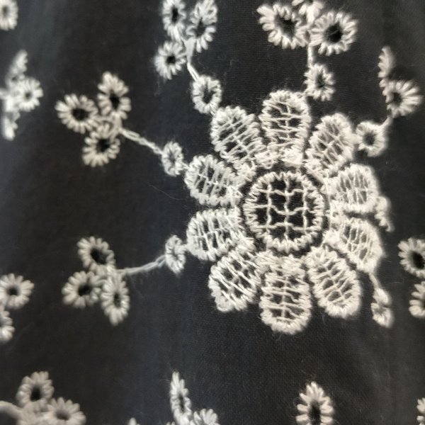 画像12: 【SuperBeauty  】花柄刺しゅう　半袖ワンピース (12)