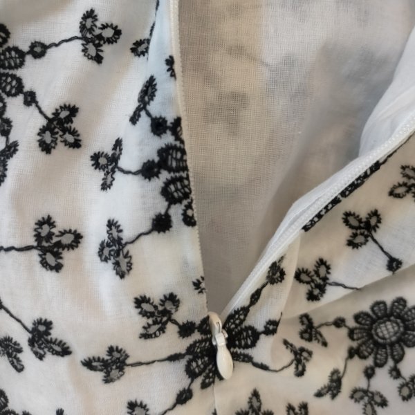 画像7: 【SuperBeauty  】花柄刺しゅう　半袖ワンピース (7)