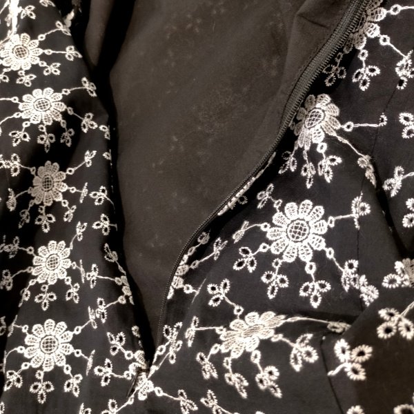 画像14: 【SuperBeauty  】花柄刺しゅう　半袖ワンピース (14)