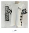 画像9: 【●半額以下！超特価！！● スーパービューティー】配色刺しゅう切替Tシャツ (9)