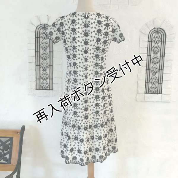 画像6: 【今週の追加 《半額以下+クーポン＋POINT！》SuperBeauty 】花柄刺しゅう　半袖ワンピース (6)