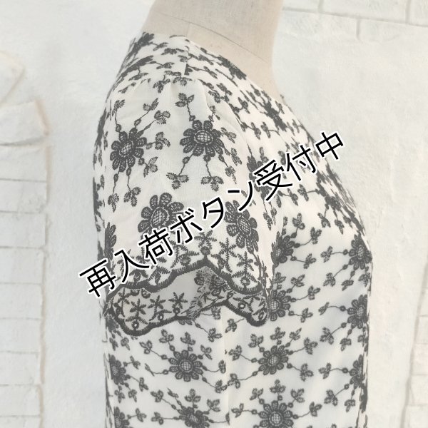 画像5: 【今週の追加 《半額以下+クーポン＋POINT！》SuperBeauty 】花柄刺しゅう　半袖ワンピース (5)