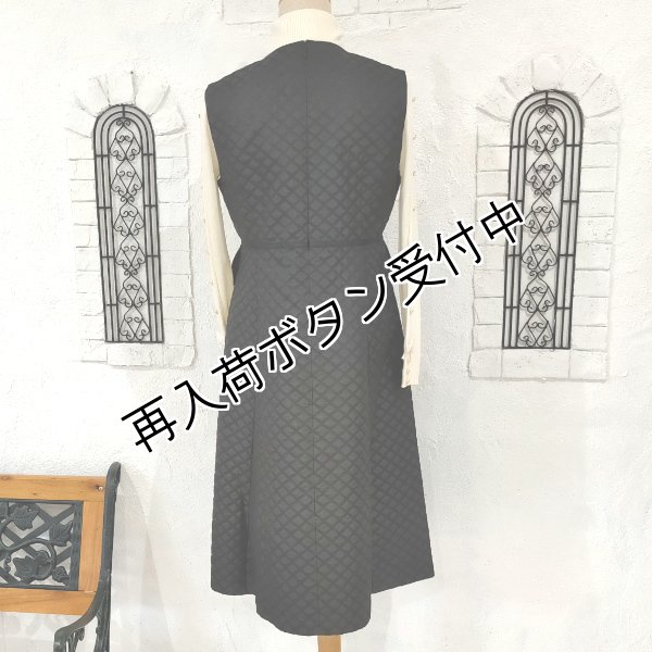 画像5: 【20,000円 →超特価 7900円＜在庫限り＞クーポン/POINT不可】スクエアネックキルティング風ジャンパースカート (5)