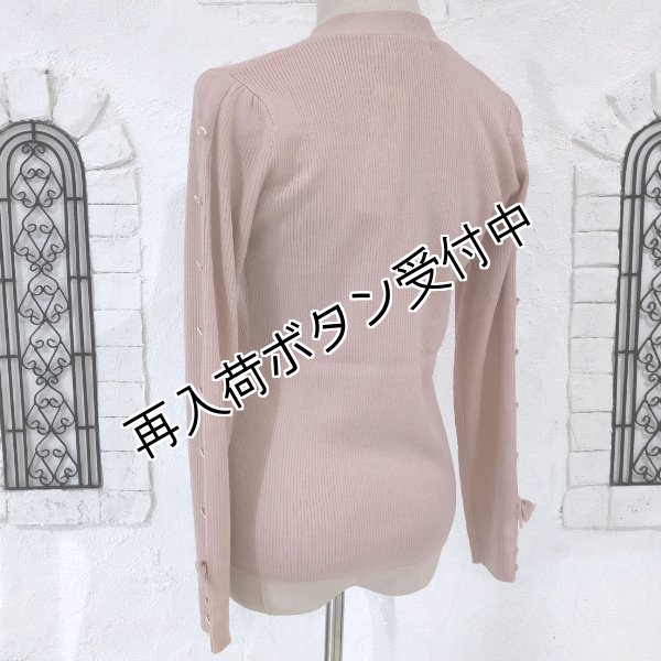 画像10: 【15,000円 →超特価 3900円＜在庫限り＞クーポン/POINT不可】袖リボン×金ボタンボウタイデザインセーター (10)