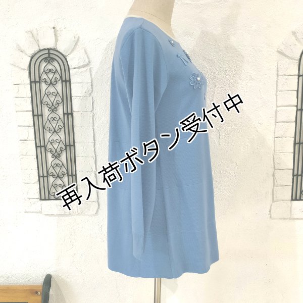 画像5: 【16,000円 →超特価 5,900円＜在庫限り＞クーポン/POINT不可】リボン×花モチーフ付ニットチュニック (5)