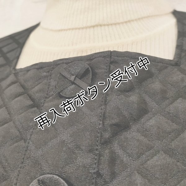 画像3: 【20,000円 →超特価 7900円＜在庫限り＞クーポン/POINT不可】スクエアネックキルティング風ジャンパースカート (3)