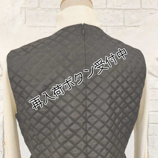 画像6: 【20,000円 →超特価 7900円＜在庫限り＞クーポン/POINT不可】スクエアネックキルティング風ジャンパースカート (6)