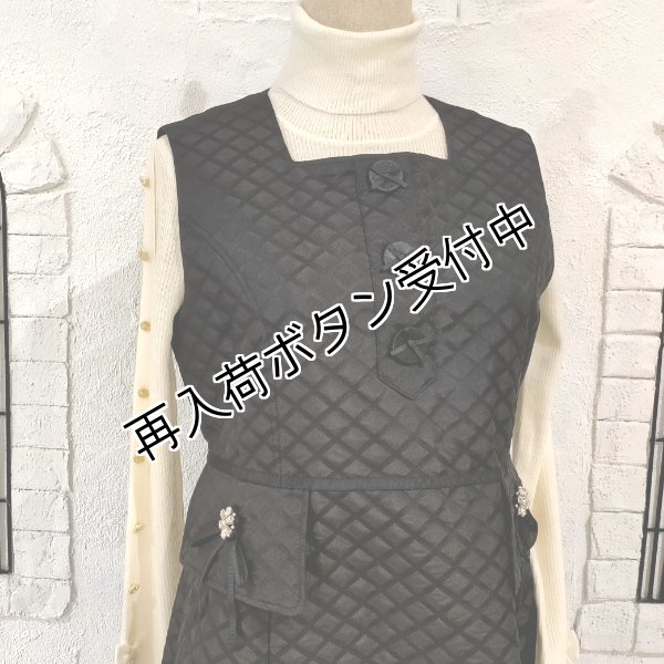 画像11: 【15,000円 →超特価 4,900円＜在庫限り＞クーポン/POINT不可】袖リボン×金ボタンデザインハイネックセーター 2321023 (11)