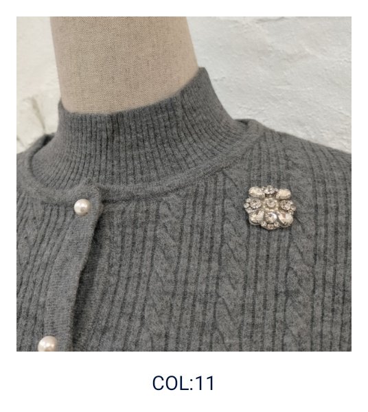 画像18: 【26,000円 →超特価 7900円<在庫限り>クーポン/POINT不可】 ニットボレロ×ハイネックセーターのニットアンサンブル (18)