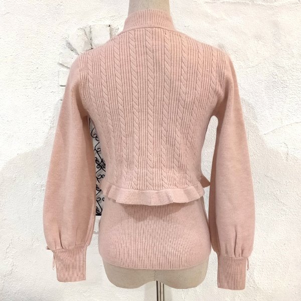 画像13: 【26,000円 →超特価 7900円<在庫限り>クーポン/POINT不可】 ニットボレロ×ハイネックセーターのニットアンサンブル (13)