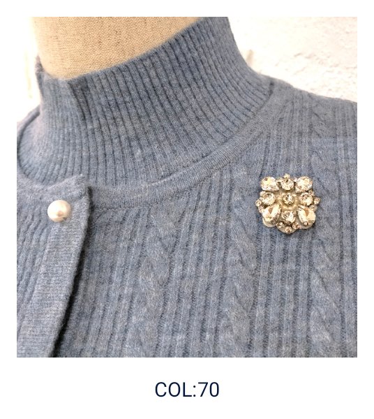 画像3: 【26,000円 →超特価 7900円<在庫限り>クーポン/POINT不可】 ニットボレロ×ハイネックセーターのニットアンサンブル (3)