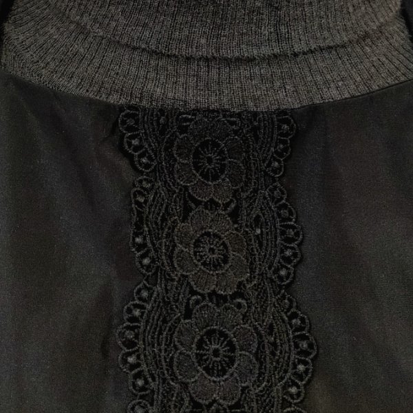 画像6: 【26,000円 →超特価 9900円＜在庫限り＞クーポン/POINT不可】ベロア×エコファー使いのノースリーブワンピース (6)