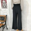 画像8: 【SALE 30％OFF ポンヌフ2023秋冬新作】【手洗い可】フロントワンタックワイドパンツ＜　Bouteille　ブテイユ　＞ (8)