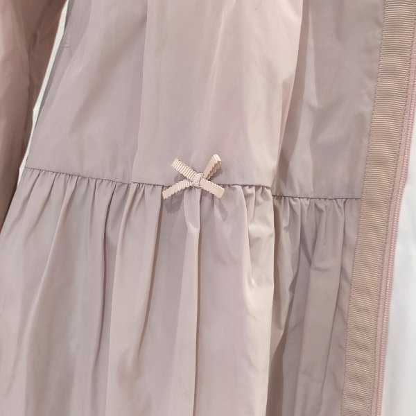 画像14: 【SuperBeauty  】★リボン×ギャザーデザインフード付きロングコート (14)