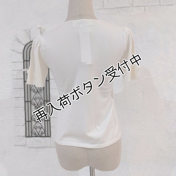 画像5: 【15,000円 →超特価 2900円＜在庫限り＞クーポン/POINT不可】Paris刺繍入り半袖ニット《送料220円代引は通常送料》 (5)