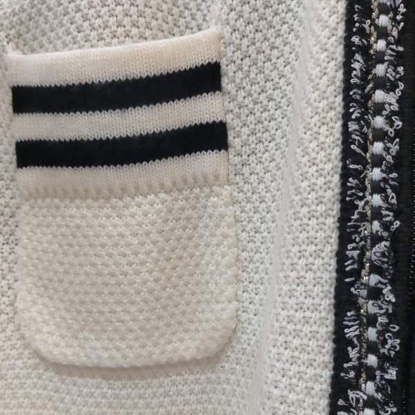 画像11: 【SuperBeauty 本日の日替わり逸品 】24,000円 → 9,900円ツイードデザイン　ニットジャケット (11)