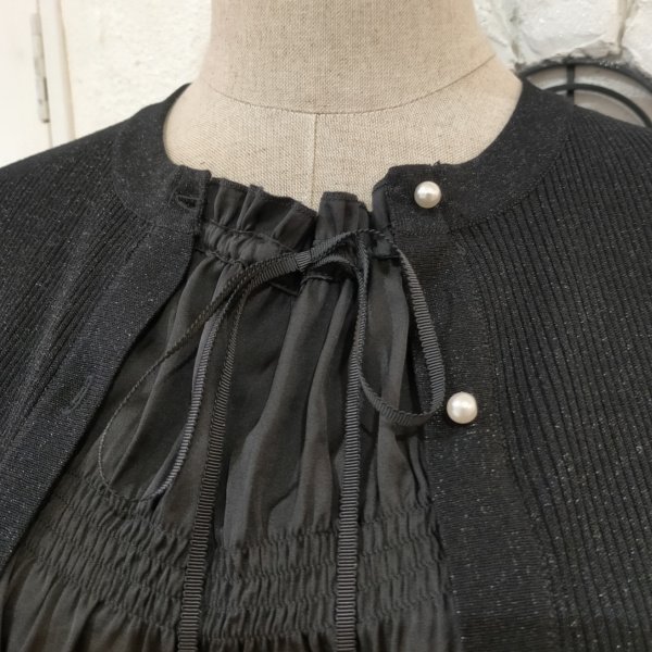 画像13: 【SuperBeauty  】★ラメ入りニットレイヤード風チュニック (13)