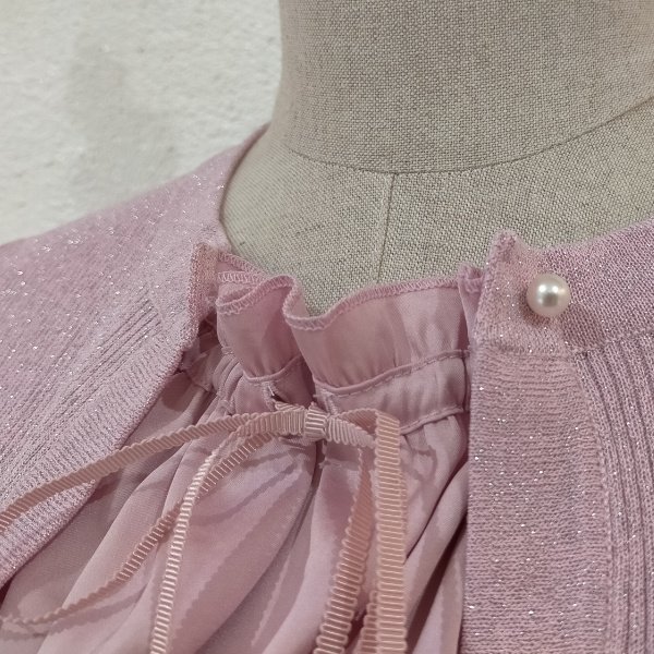 画像7: 【SuperBeauty  】★ラメ入りニットレイヤード風チュニック (7)